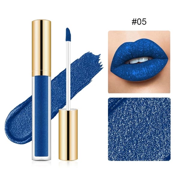 🔥 Shine Liquid Diamond Glitter Lipstick – Bold Metallic Sparkle