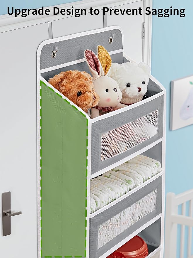 5 Shelf Over The Door Hanging Storage Organizer