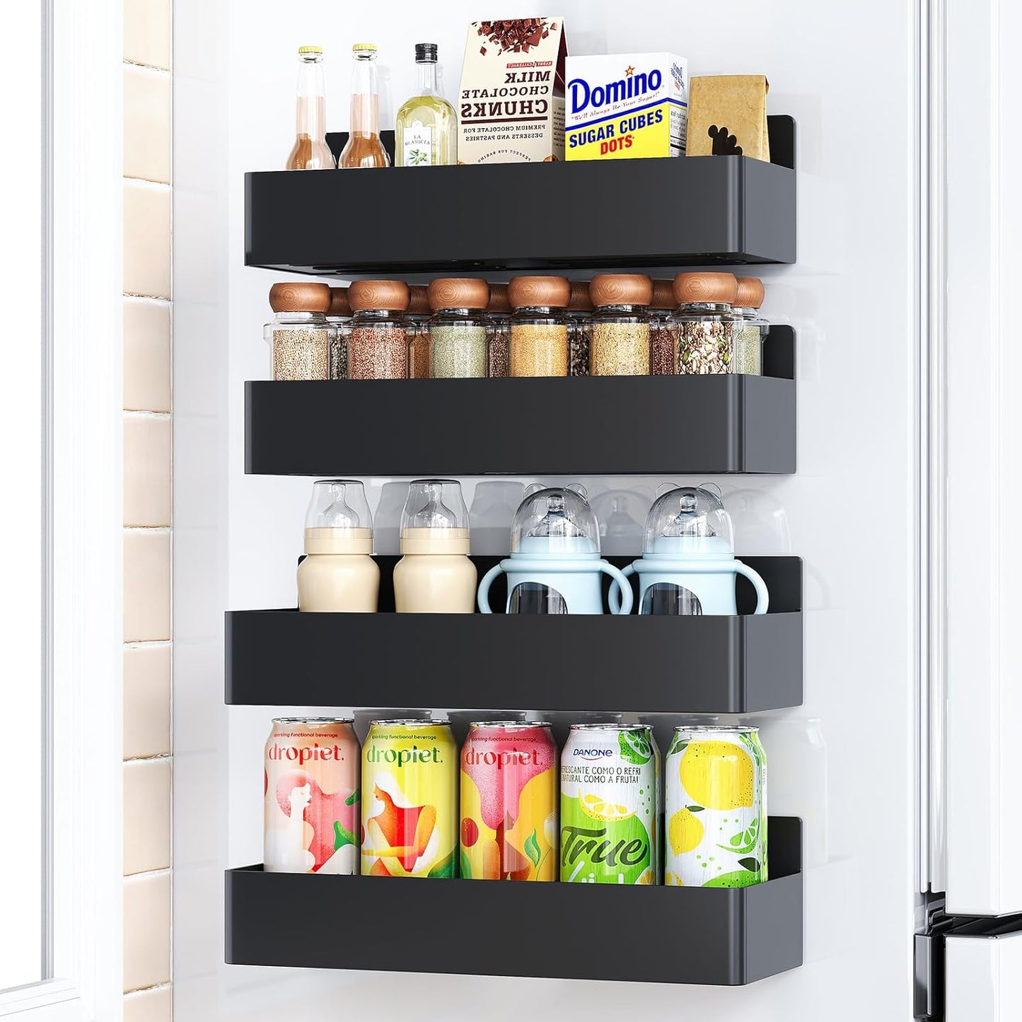 Modular Magnetic Shelf for Kitchen & Home