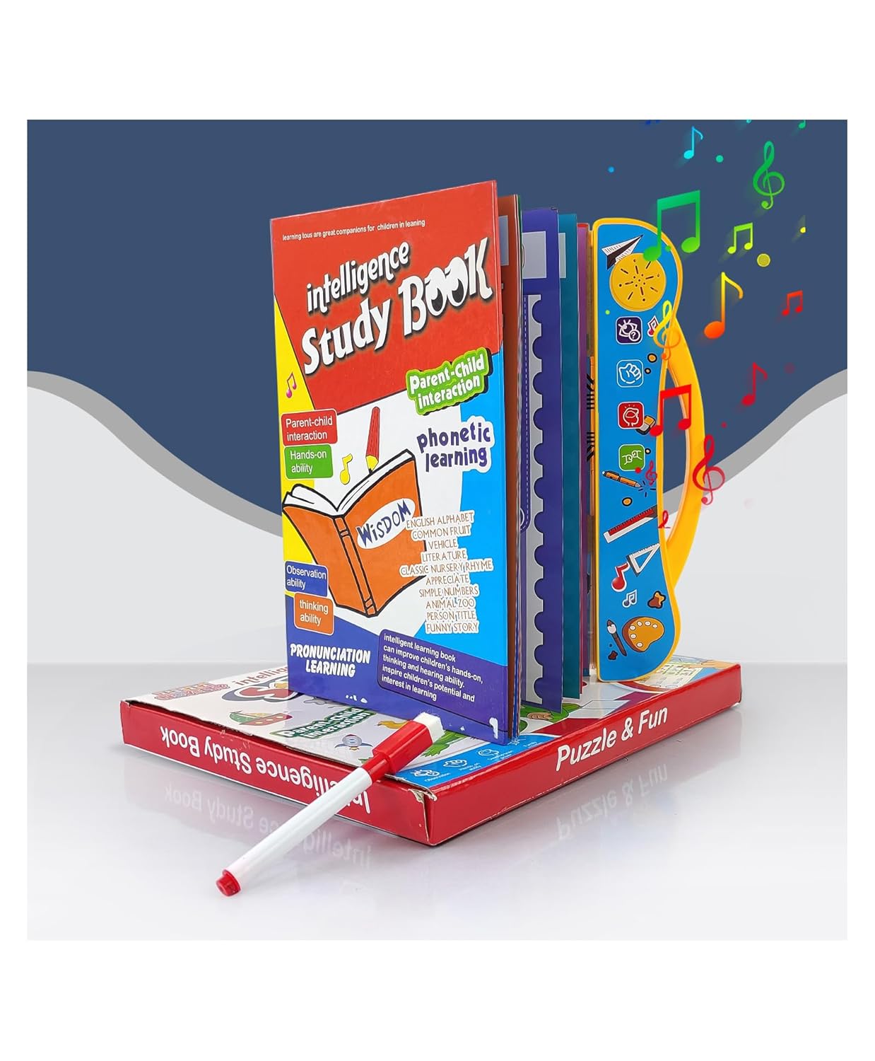 WonderLearn Interactive Sound Book – Educational Talking Toy for Kids