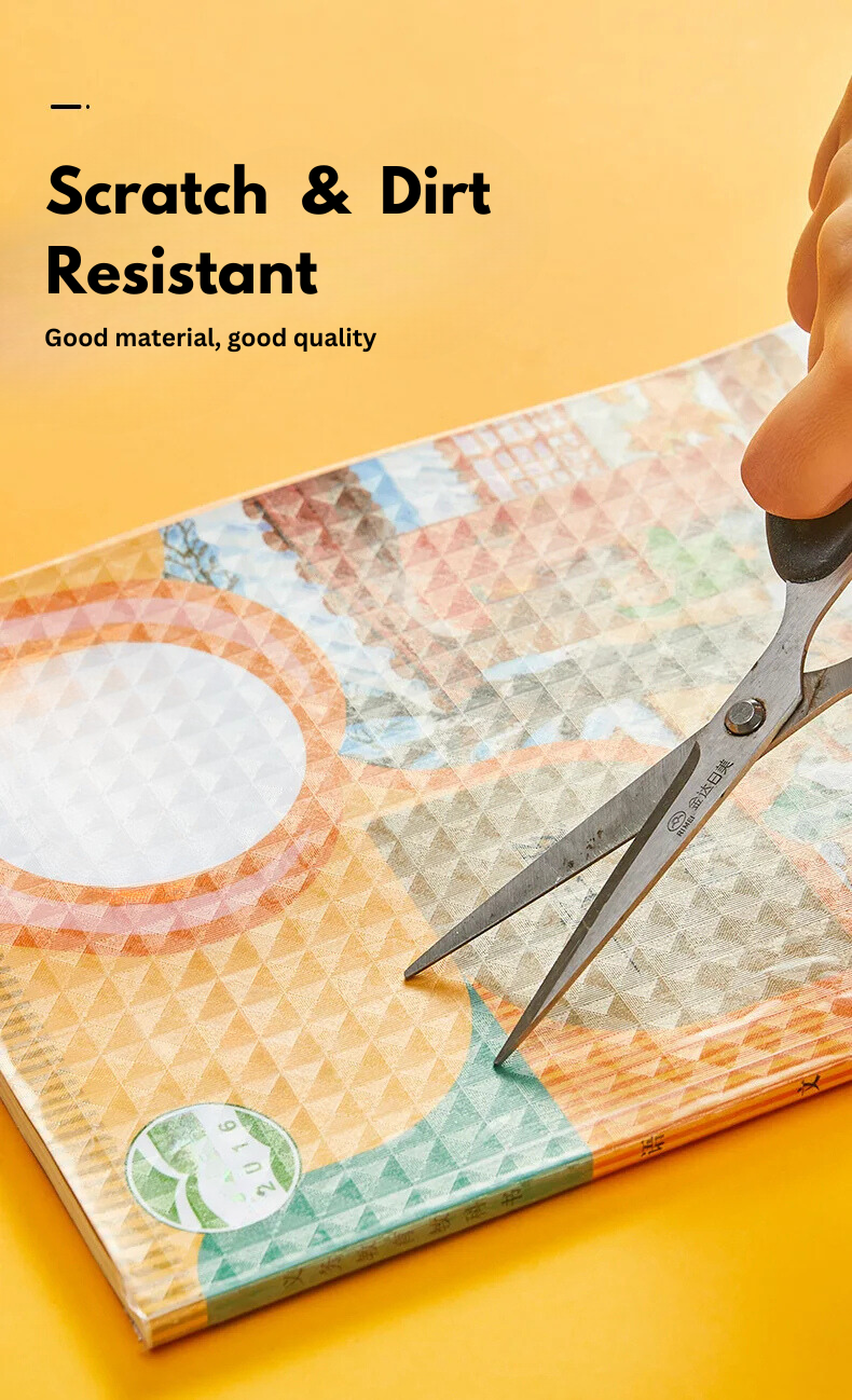 ClearGuard™ Self-adhesive transparent protective book cover (Pack of 30)