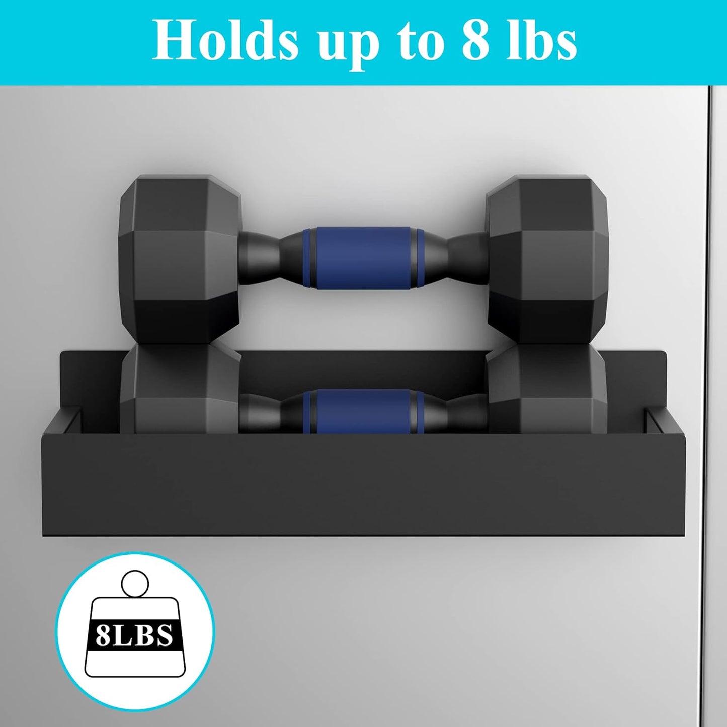 Modular Magnetic Shelf for Kitchen & Home