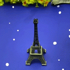 Eiffel Tower with Balancing Eagle