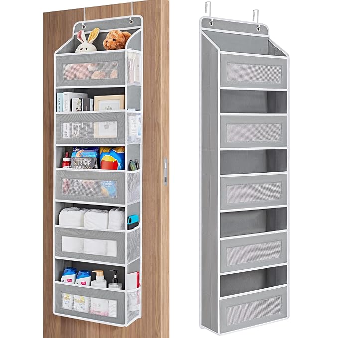 5 Shelf Over The Door Hanging Storage Organizer