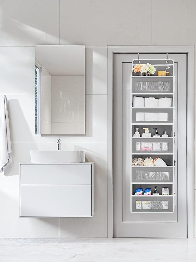 5 Shelf Over The Door Hanging Storage Organizer