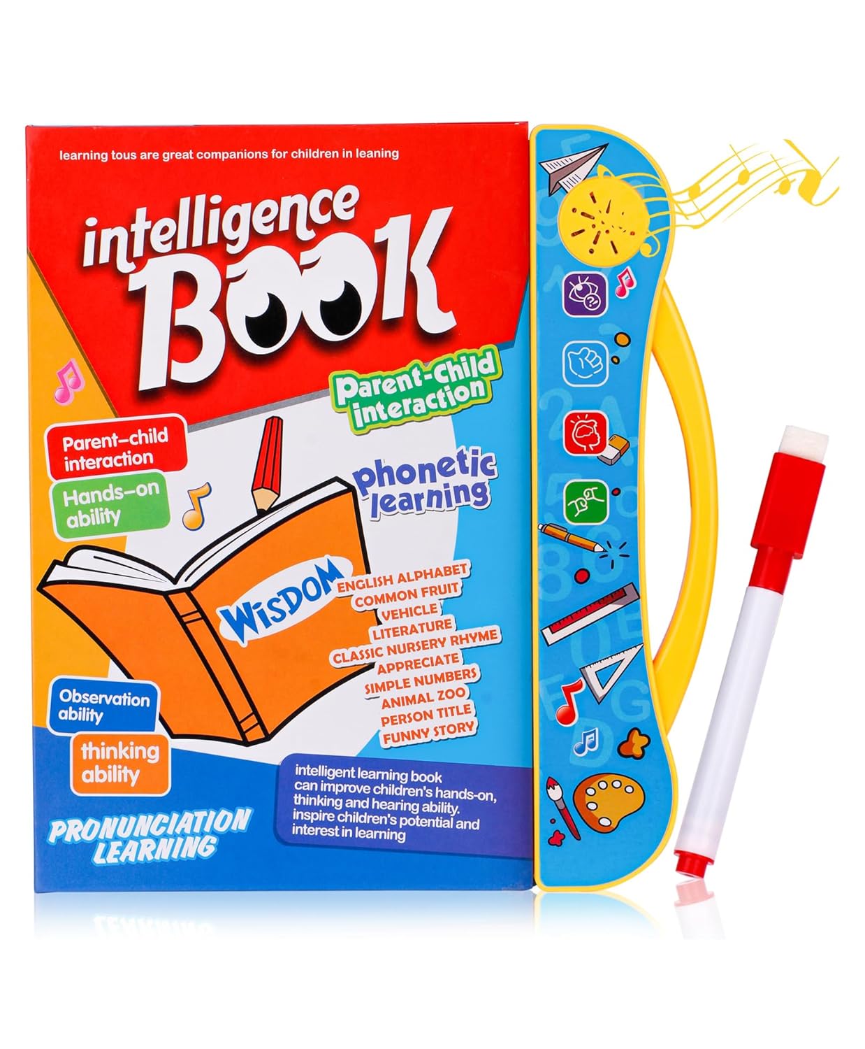 WonderLearn Interactive Sound Book – Educational Talking Toy for Kids