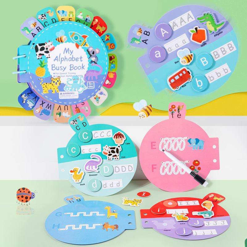 BusyBloom – Letter Cognition Montessori Busy Board