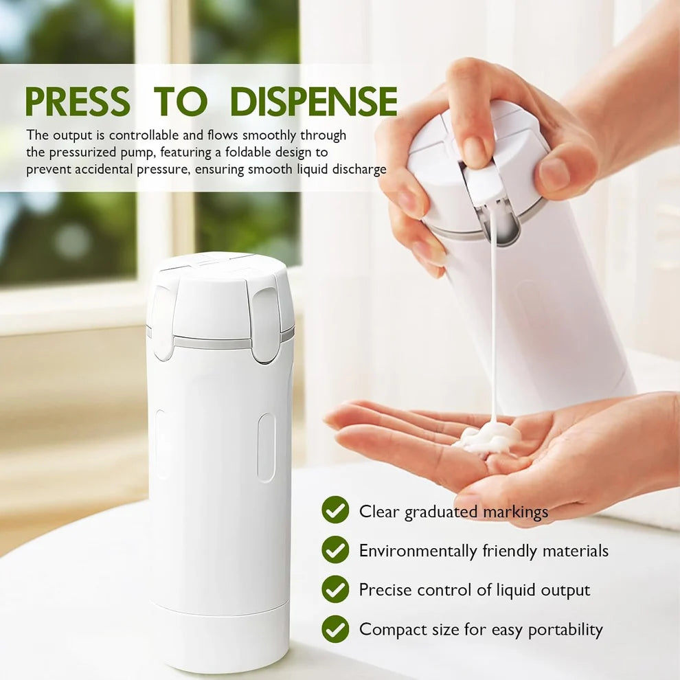 TravelMate – 4-in-1 Refillable Travel Bottle Set