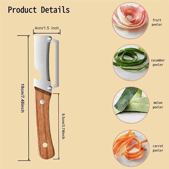 3 in 1 Multi-Purpose Vegetable & Fruit Peeler