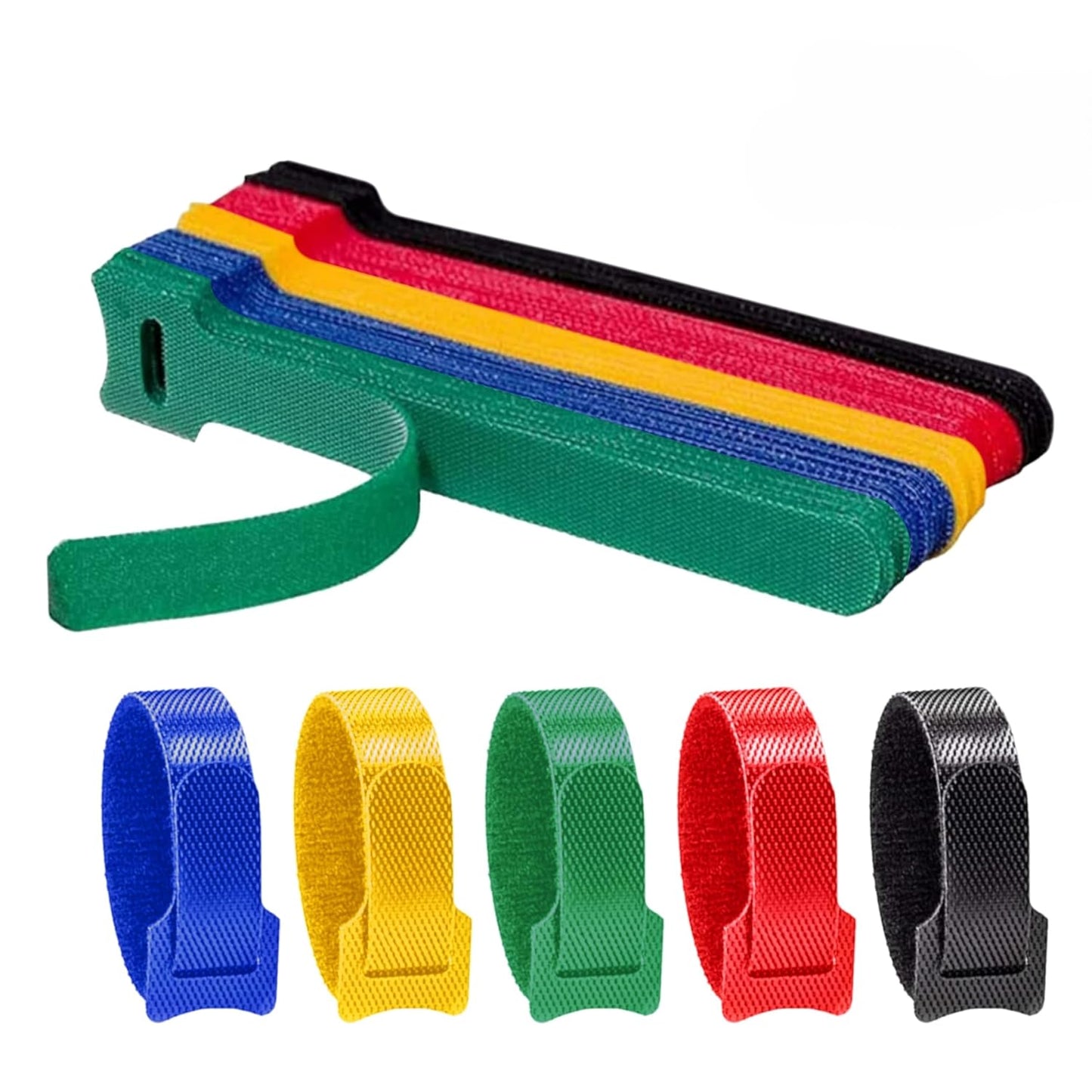 Reusable Hook & Loop Cable Organizer Straps