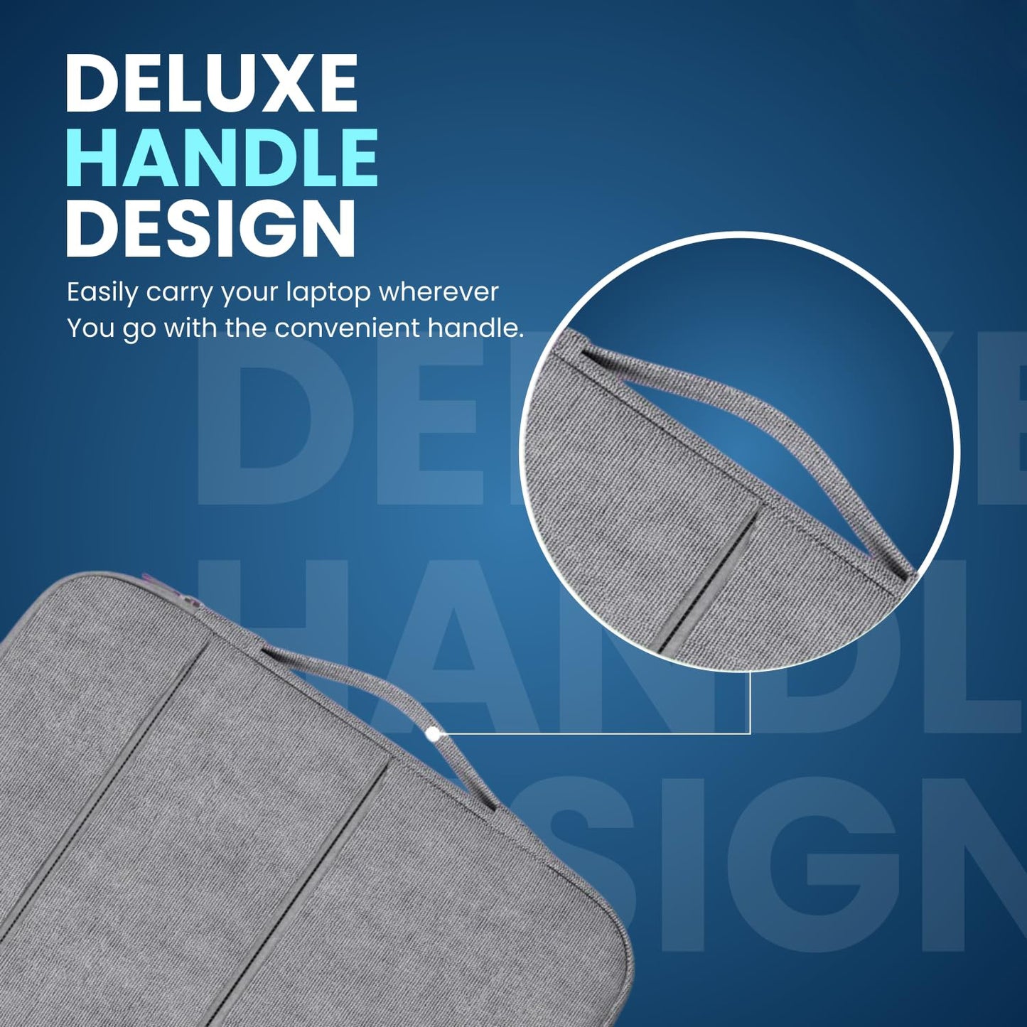 SafeCarry – Laptop Sleeve with Handle & Accessory Pouch