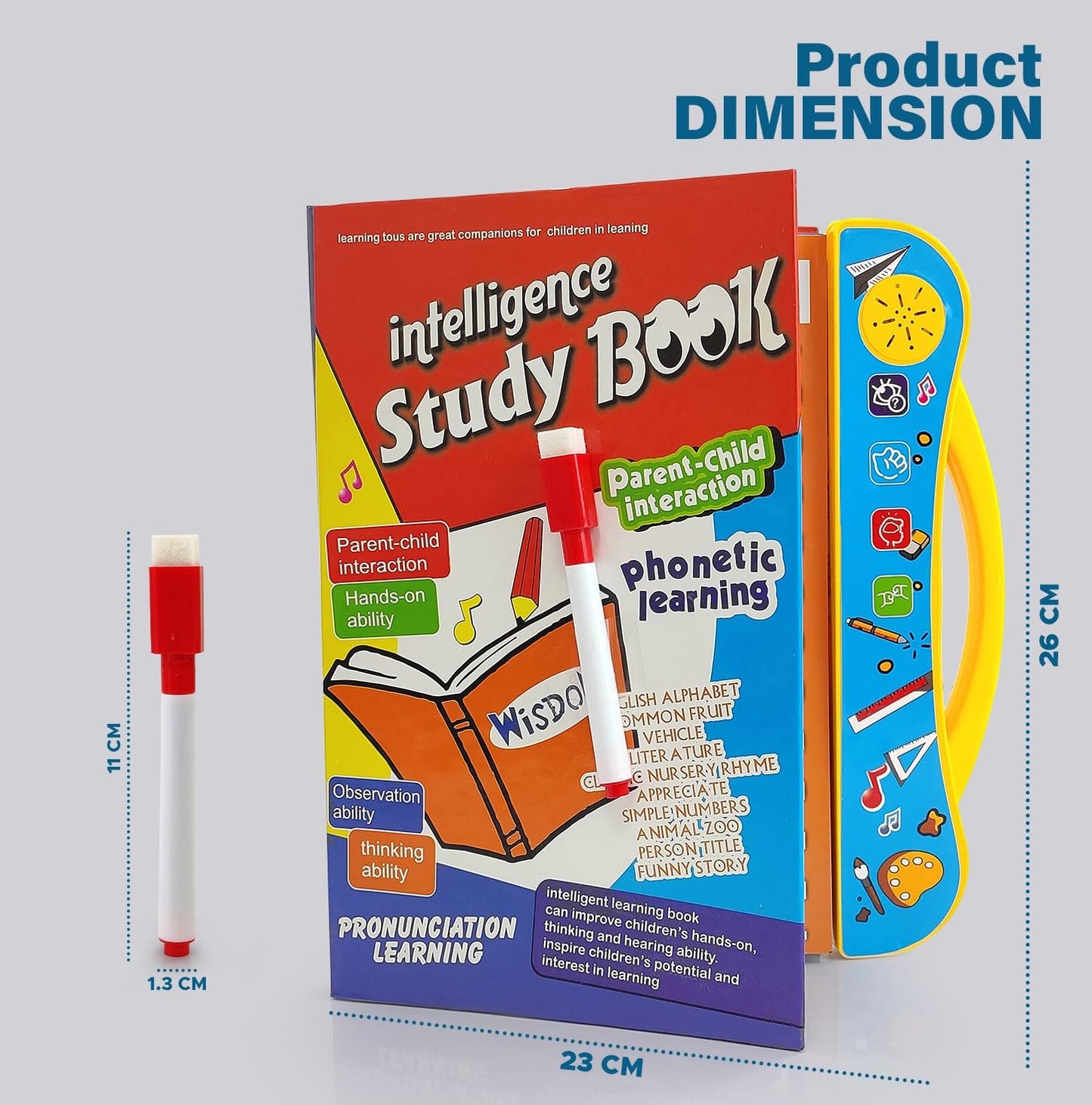 WonderLearn Interactive Sound Book – Educational Talking Toy for Kids