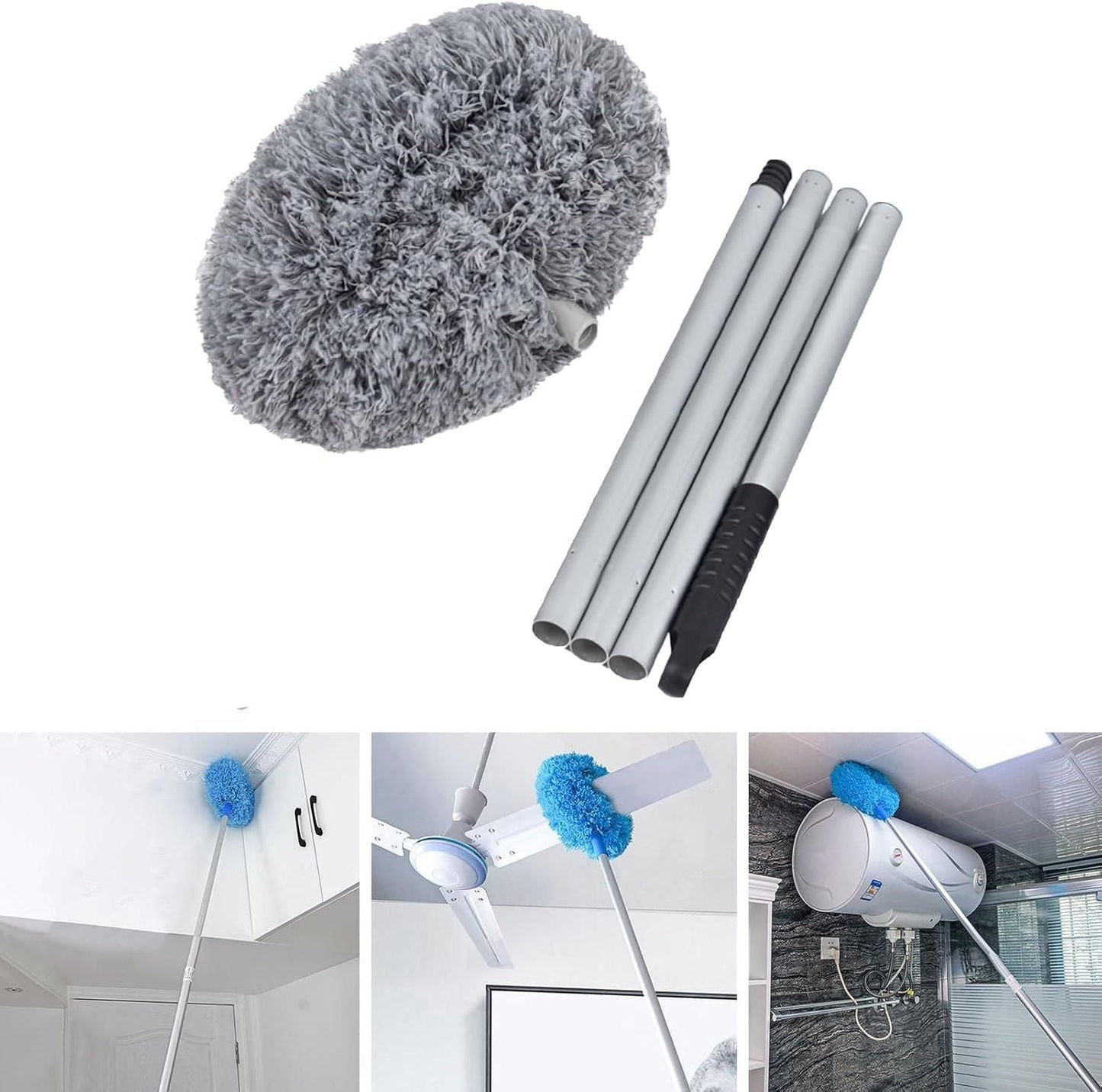Extendable 2-in-1 Ceiling & Surface Duster