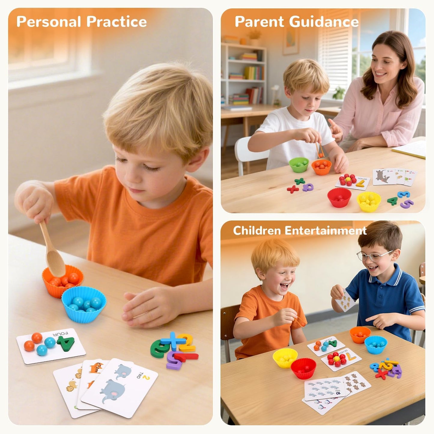 CountNCrunch – Montessori Arithmetic Chopsticks Game