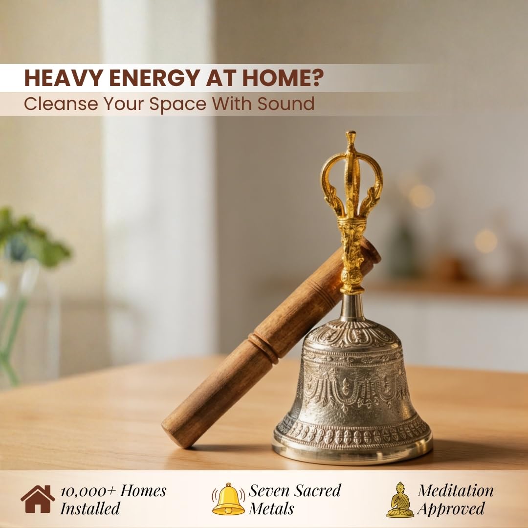 Brass Tibetan Om Bell