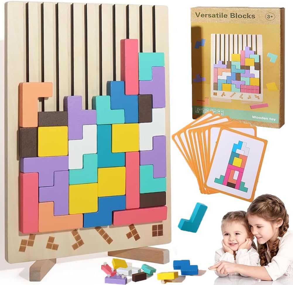 Wooden Stacking Montessori Learning Set