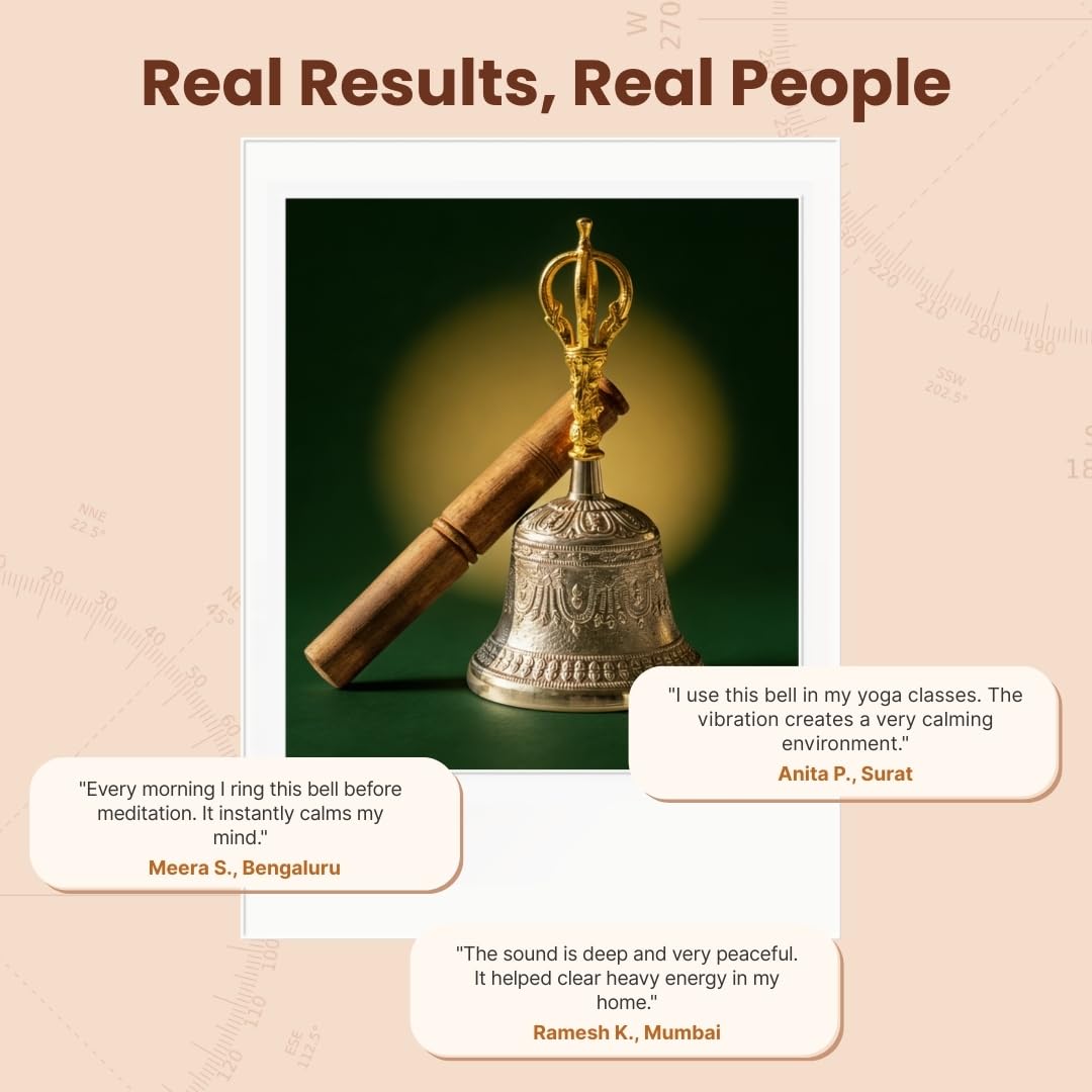Brass Tibetan Om Bell
