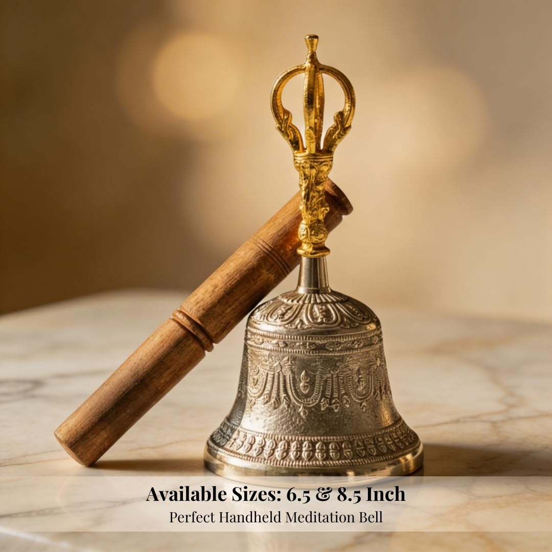 Brass Tibetan Om Bell