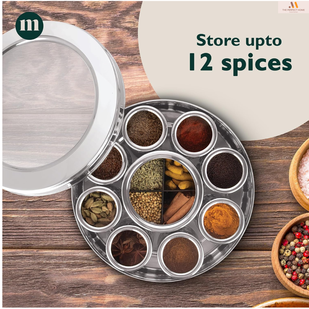 Masala Set 12 in 1 Stainless Steel Masala Box – Shop Anchor