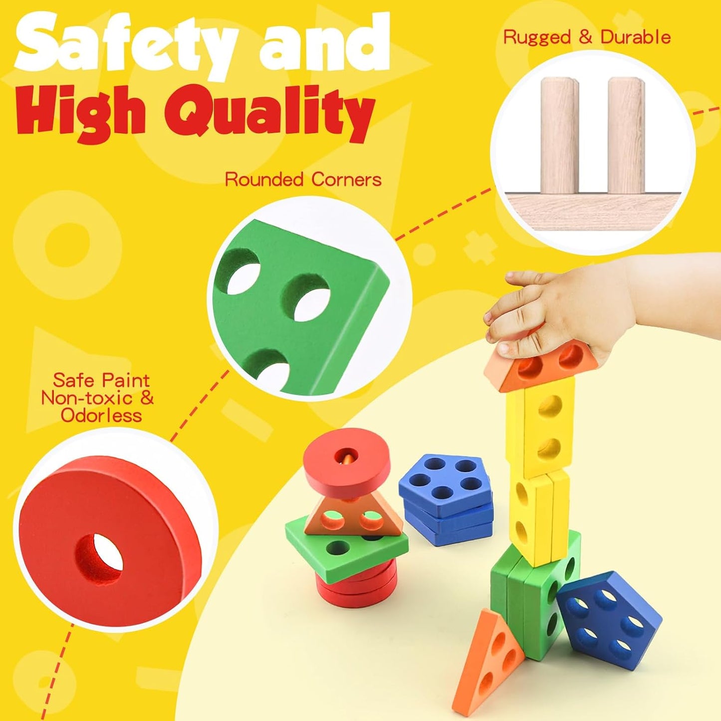 Wooden Balancing  Stacking Toys