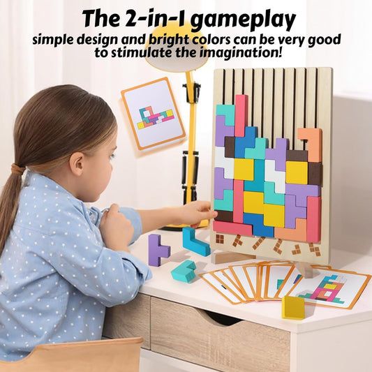 Wooden Stacking Montessori Learning Set