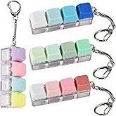 Mini Keyboard Fidget Toy Keychains Fun Stress Relief Buttons (pack of 2)