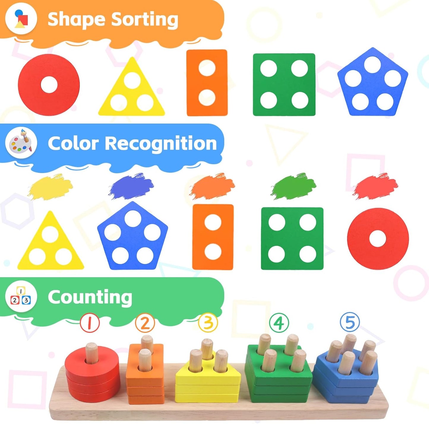 Wooden Balancing  Stacking Toys
