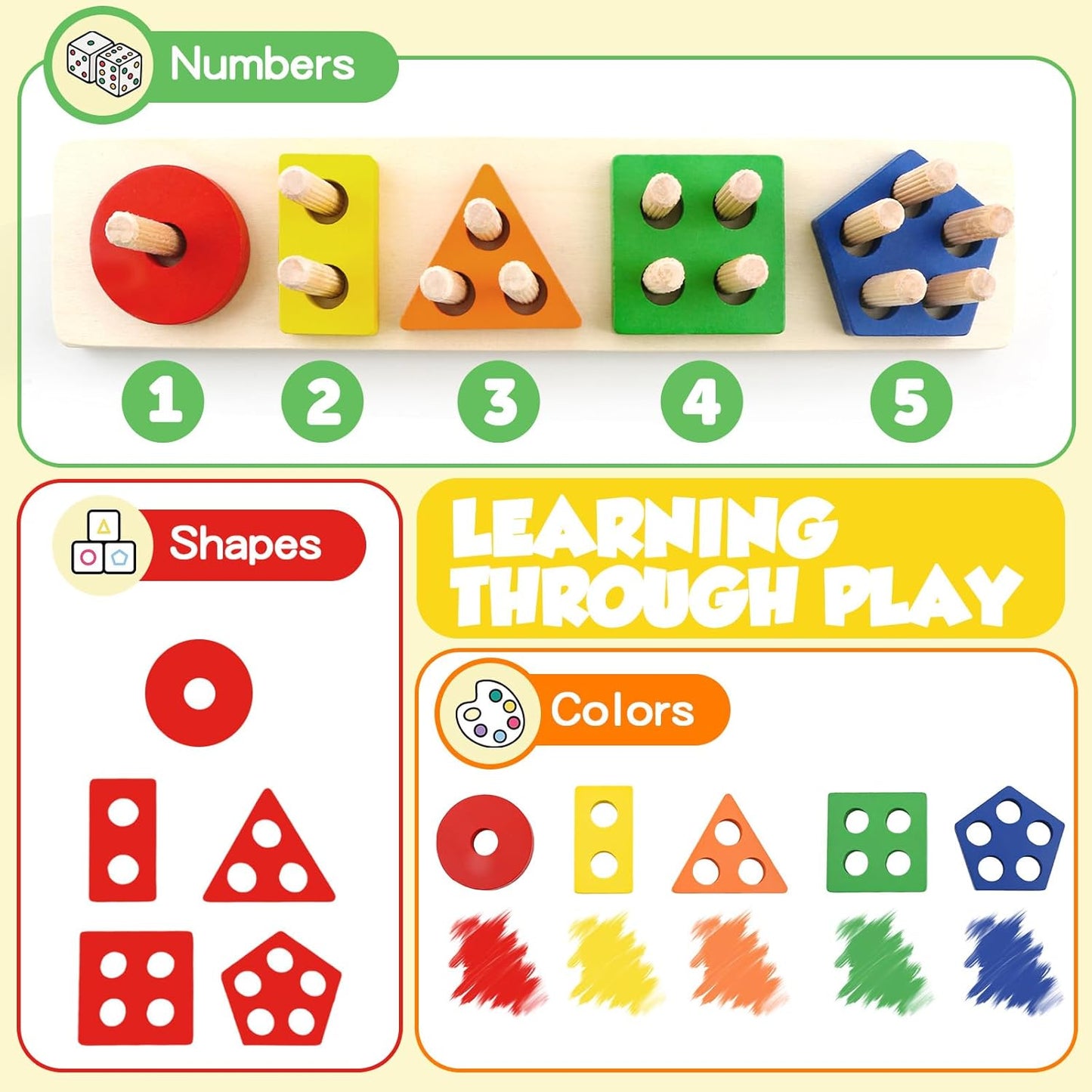 Wooden Balancing  Stacking Toys