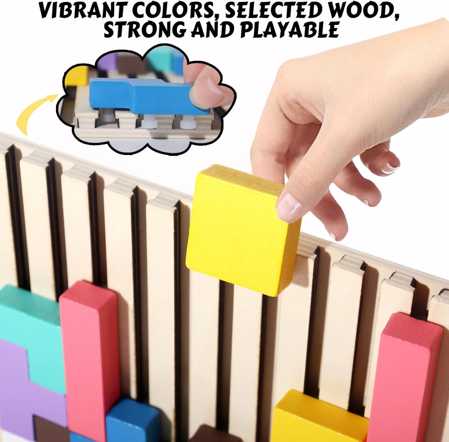 Wooden Stacking Montessori Learning Set