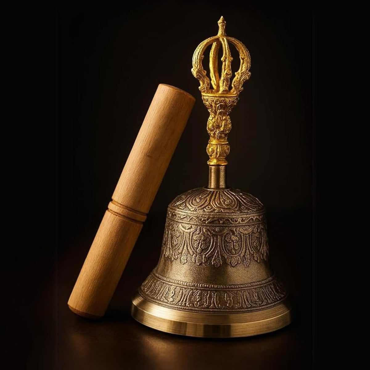 Brass Tibetan Om Bell