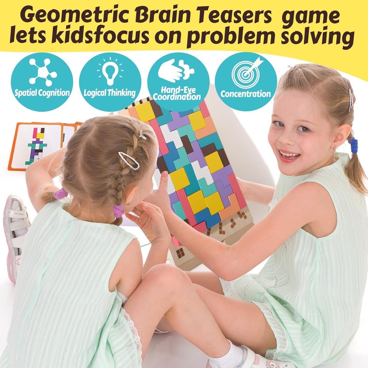 Wooden Stacking Montessori Learning Set