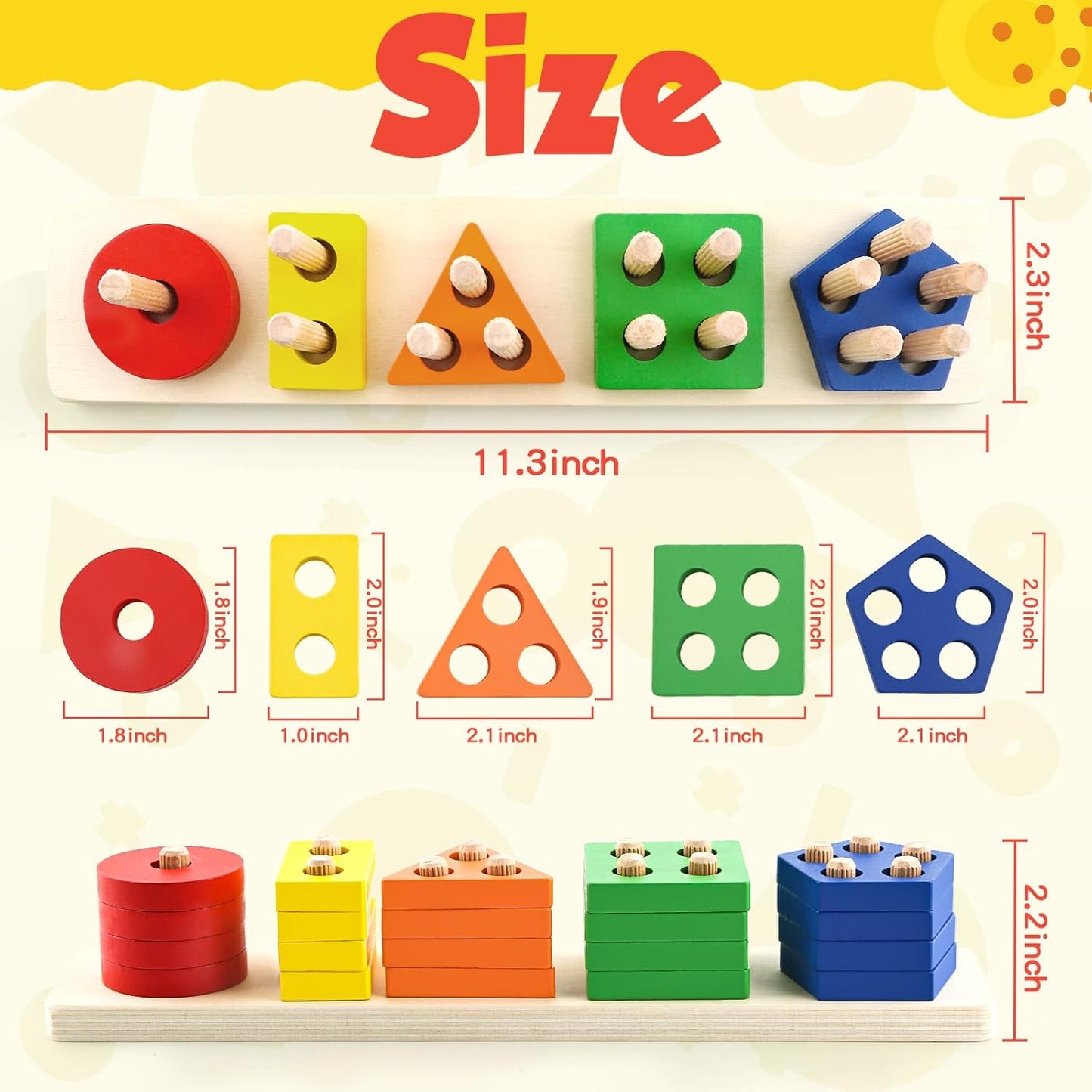 Wooden Balancing  Stacking Toys