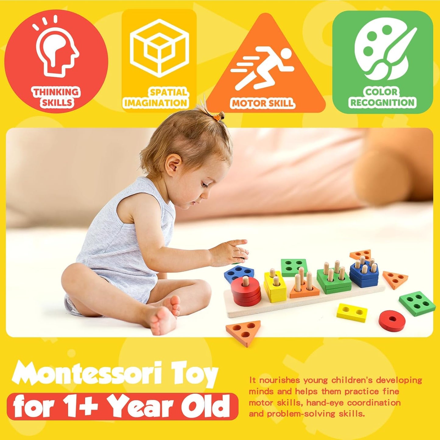 Wooden Balancing  Stacking Toys