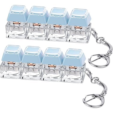 Mini Keyboard Fidget Toy Keychains Fun Stress Relief Buttons (pack of 2)