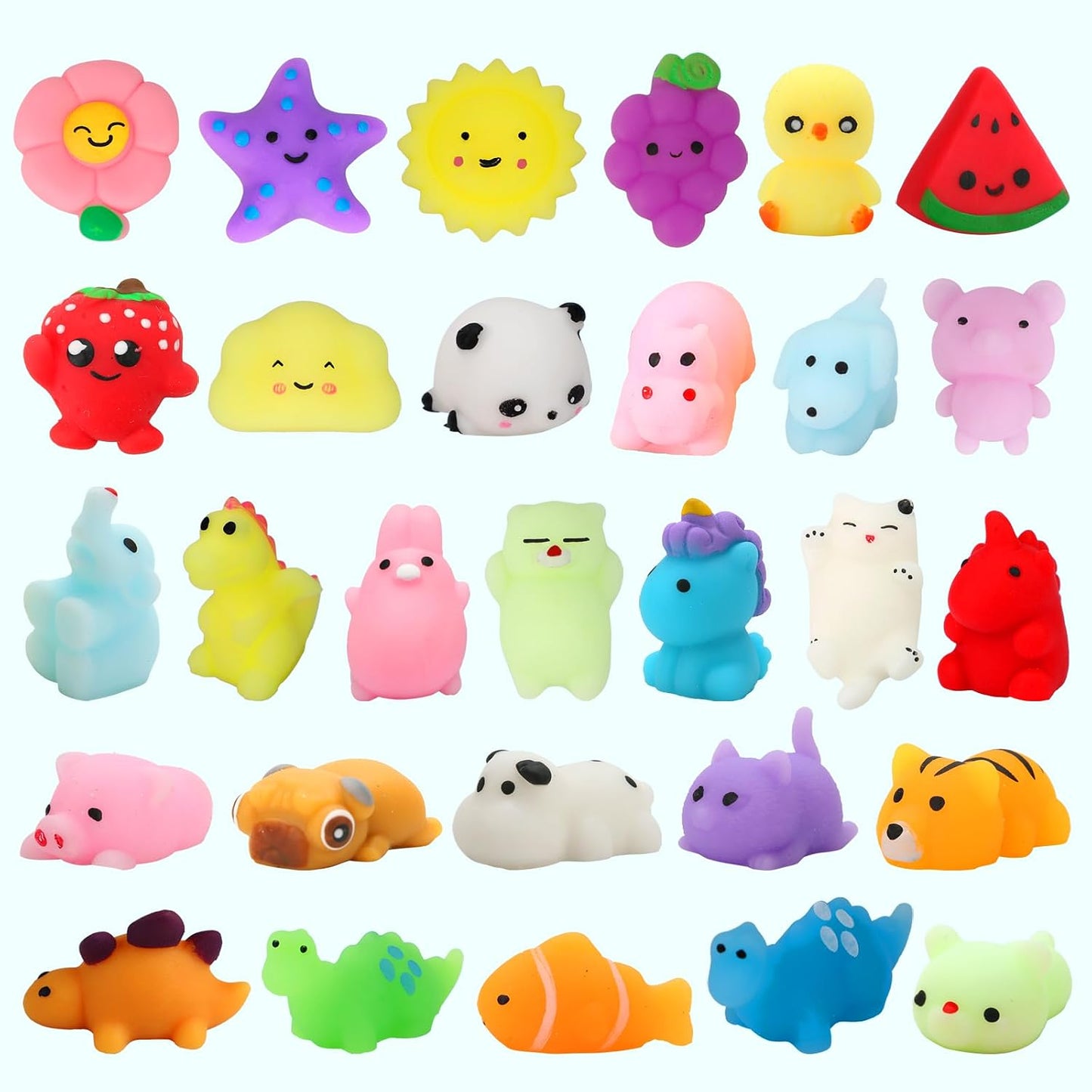 SquishyZoo – Kawaii Animal Squishy Toy Set