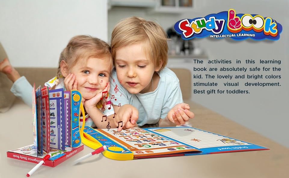 WonderLearn Interactive Sound Book – Educational Talking Toy for Kids