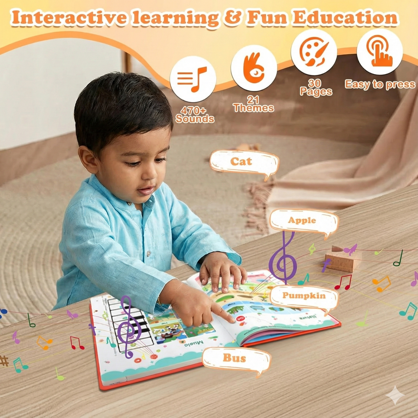 My First English Words Sound Book , English Learning Talking Book