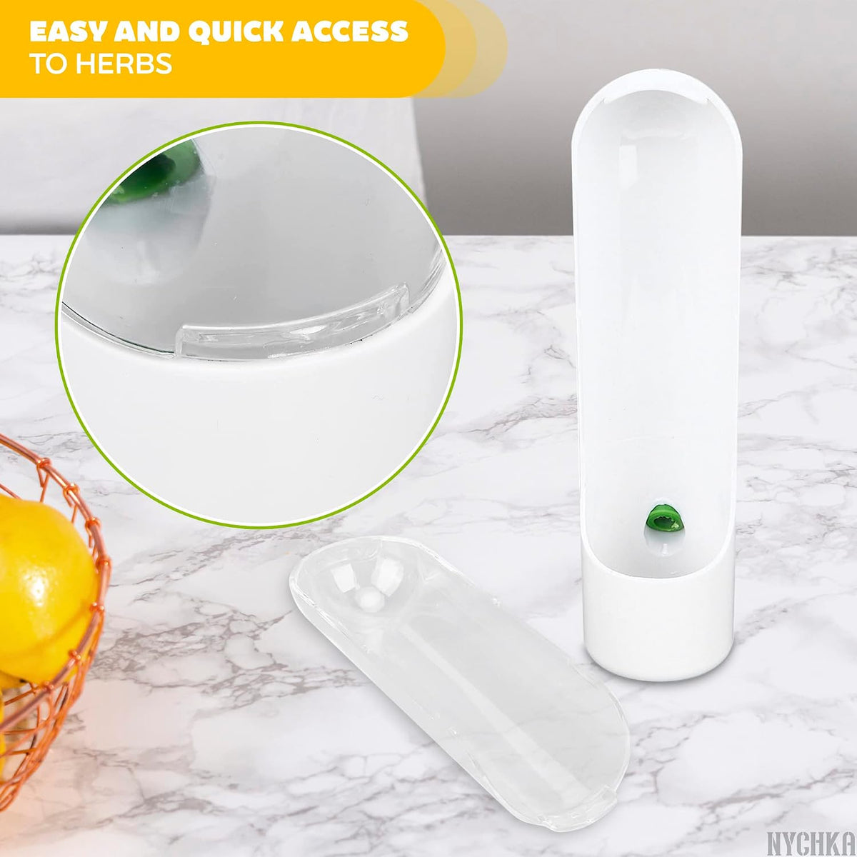 Herb Saver Container for Refrigerator