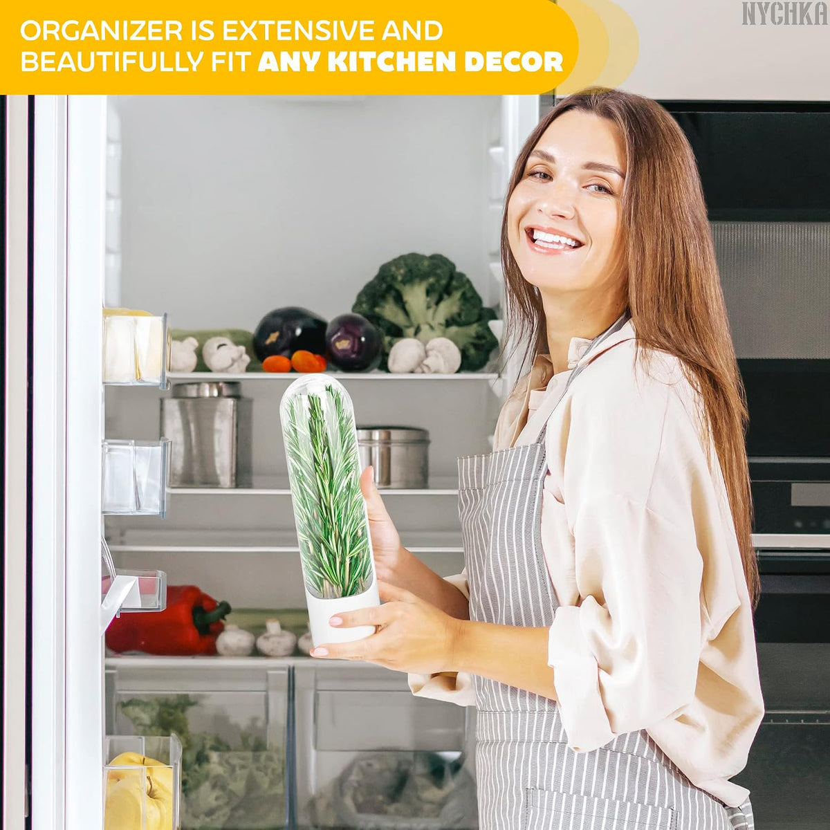Herb Saver Container for Refrigerator