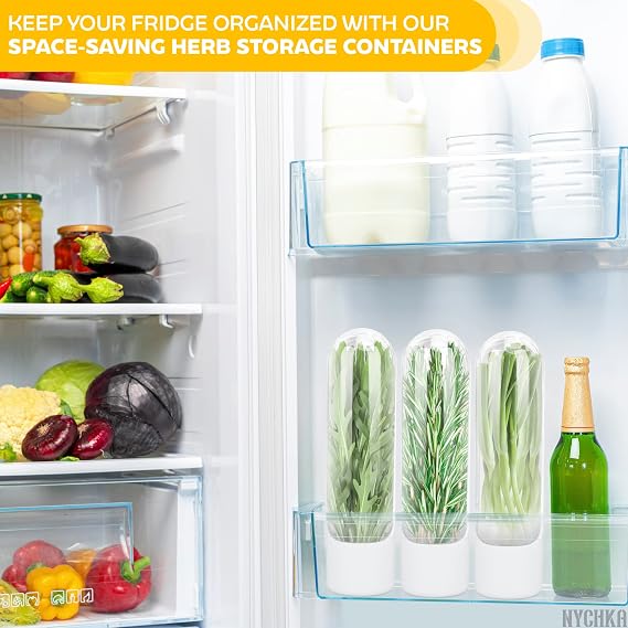 Herb Saver Container for Refrigerator
