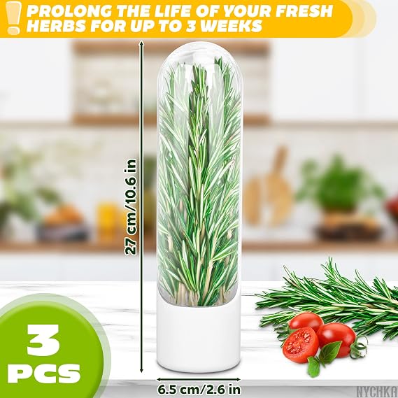 Herb Saver Container for Refrigerator