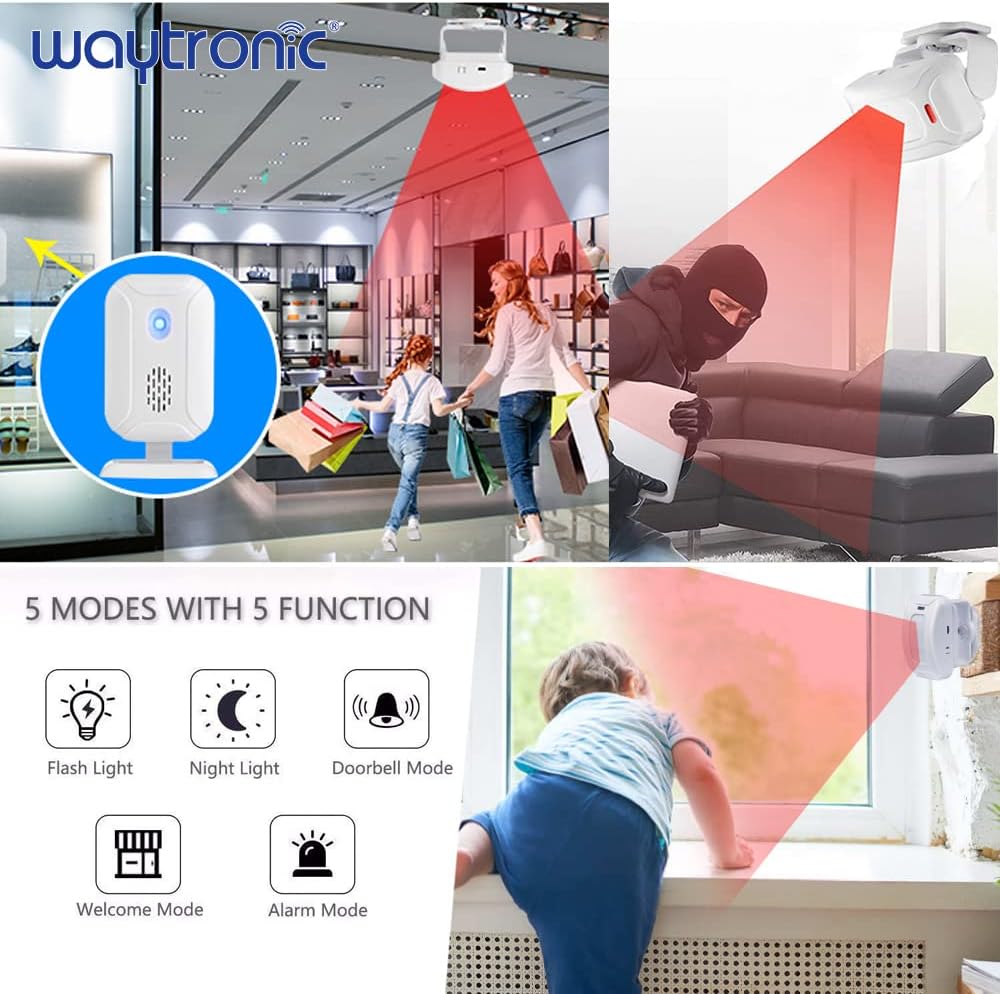 GuardWave – Wireless Motion Doorbell & Entry Alert System