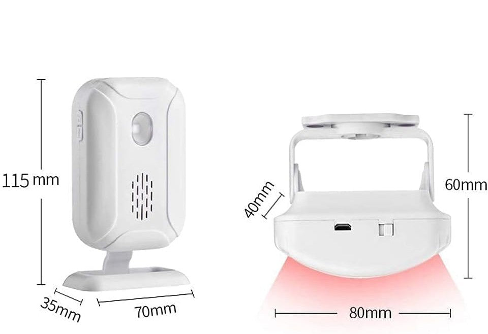 GuardWave – Wireless Motion Doorbell & Entry Alert System